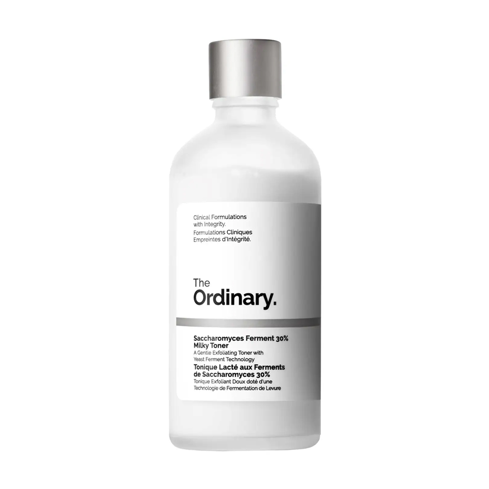 تونر شیری ساکارومایسس فرمنت ۳۰٪ Saccharomyces Ferment اوردینری | لایه‌بردار ملایم مناسب پوست حساس